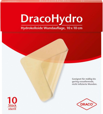 DRACOHYDRO Hydrokoll.Wundauflage 10x10 cm - 10Stk