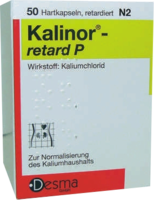 KALINOR retard P 600 mg Hartkapseln - 50Stk - Kalium