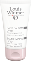 WIDMER Hand Balsam UV 10 leicht parfümiert - 50ml - Handpflege