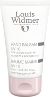 WIDMER Hand Balsam UV 10 l.P. - 50ml - Handpflege