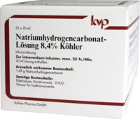 NATRIUMHYDROGENCARBONAT-Lösung 8,4% Köhler - 25X20ml
