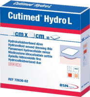 CUTIMED Hydro L Hydrokolloidverb.dünn 7,5x7,5 cm - 10Stk
