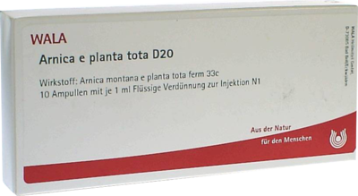 ARNICA E Planta tota D 20 Ampullen - 10X1ml