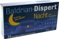 BALDRIAN DISPERT Nacht zum Einschlafen üb.Tabl. - 25Stk - Unruhe & Schlafstörungen