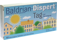 BALDRIAN DISPERT Tag überzogene Tabletten - 40Stk - Unruhe & Schlafstörungen