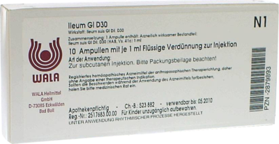 ILEUM GL D 30 Ampullen - 10X1ml