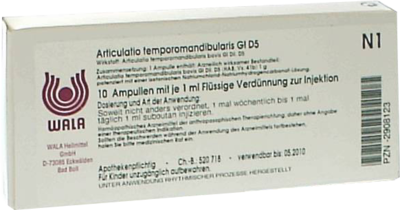 ARTICULATIO temporomandibularis GL D 5 Ampullen - 10X1ml