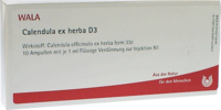 CALENDULA EX Herba D 3 Ampullen - 10X1ml