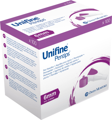 UNIFINE Pentips Kanüle 31 G 0,33x6 mm - 100Stk