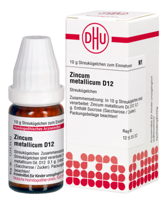 ZINCUM METALLICUM D 12 Globuli - 10g - U - Z
