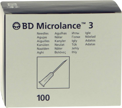 BD MICROLANCE Kanüle 27 G 3/4 0,4x19 mm - 100Stk