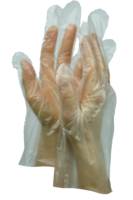 HANDSCHUHE Folie Frauen m.langer Stulpe - 100Stk