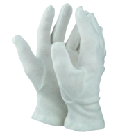 HANDSCHUHE Zwirn BW Gr.7 weiß - 2Stk