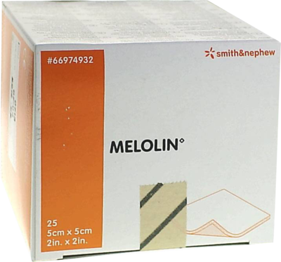 MELOLIN 5x5 cm Wundauflagen steril - 25Stk