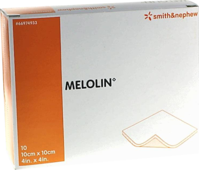 MELOLIN 10x10 cm Wundauflagen steril - 10Stk