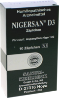NIGERSAN D 3 Zäpfchen - 10Stk