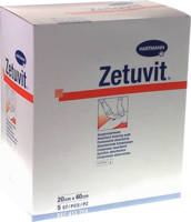 ZETUVIT Saugkompressen steril 20x40 cm - 5Stk