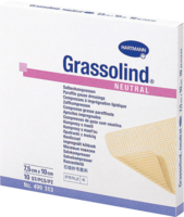 GRASSOLIND Salbenkompressen 7,5x10 cm steril - 10Stk