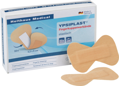 FINGERKUPPENVERBAND YPSIPLAST elast.4,5x8 cm haut - 50Stk