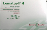 LOMATUELL H Salbentüll 10x20 cm steril - 10Stk