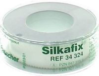 SILKAFIX Heftpfl.1,25 cmx5 m Kunststoff Spule - 1Stk