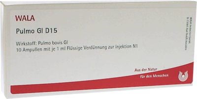 PULMO GL D 15 Ampullen - 10X1ml