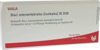 DISCI intervertebrales lumbales GL D 30 Ampullen - 10X1ml