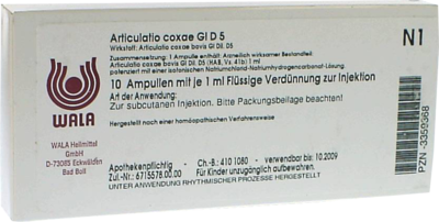 ARTICULATIO coxae GL D 5 Ampullen - 10X1ml