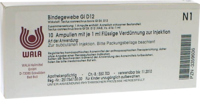 BINDEGEWEBE GL D 12 Ampullen - 10X1ml