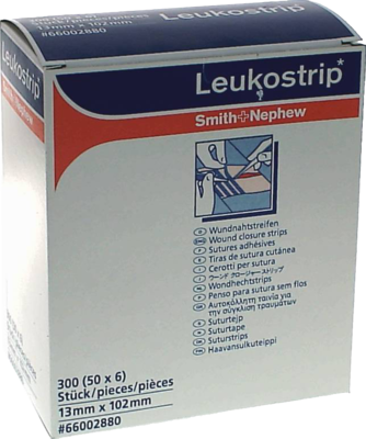 LEUKOSTRIP Wundnahtstreifen 13x102 mm Box - 50X6Stk