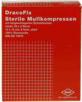 DRACOFIX PEEL Kompressen 10x10 cm steril 8fach - 25X2Stk