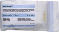 ALUDERM Kompressen 7,5x7,5 cm - 50Stk