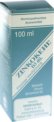 ZINKOKEHL D 3 Tropfen - 100ml