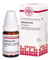 CAPSICUM D 12 Globuli - 10g