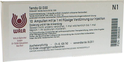TENDO GL D 30 Ampullen - 10X1ml
