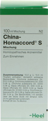 CHINA HOMACCORD S Tropfen - 100ml - Heel