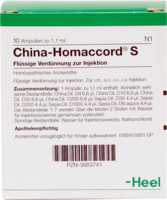 CHINA HOMACCORD S Ampullen - 10Stk