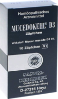 MUCEDOKEHL D 3 Zäpfchen - 10Stk