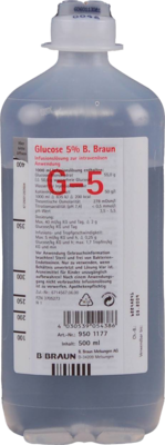 GLUCOSE 5% B.Braun Ecoflac Plus Infusionslösung - 500ml
