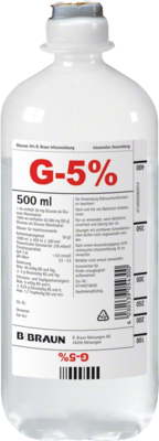 GLUCOSE 5% B.Braun Ecoflac Plus Infusionslösung - 10X500ml