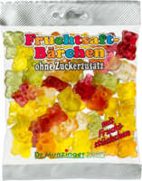 DR.MUNZINGER Fruchtsaftbärchen ohne Zucker - 125g