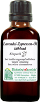 LAVENDEL ZYPRESSEN Öl kühlend Massageöl - 50ml
