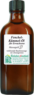 FENCHEL KÜMMEL Öl f.Erwachsene Massageöl - 100ml