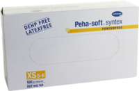 PEHA-SOFT Syntex Unters.Handsch.unste.pud.frei XS - 100Stk