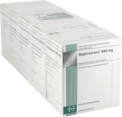 NEPHROTRANS 840 mg magensaftresistente Kapseln - 500Stk