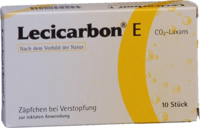 LECICARBON E CO2 Laxans Erwachsenensuppositorien - 10Stk - Abführmittel