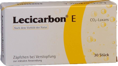 LECICARBON E CO2 Laxans Erwachsenensuppositorien - 30Stk - Abführmittel