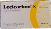 LECICARBON K CO2 Laxans Kindersuppositorien - 10Stk - Abführmittel