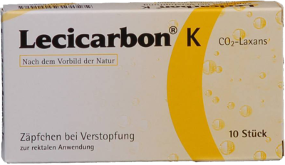 LECICARBON K CO2 Laxans Kindersuppositorien - 10Stk - Abführmittel