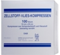 ZELLSTOFF VLIES Kompressen unsteril 10x20 cm - 100Stk